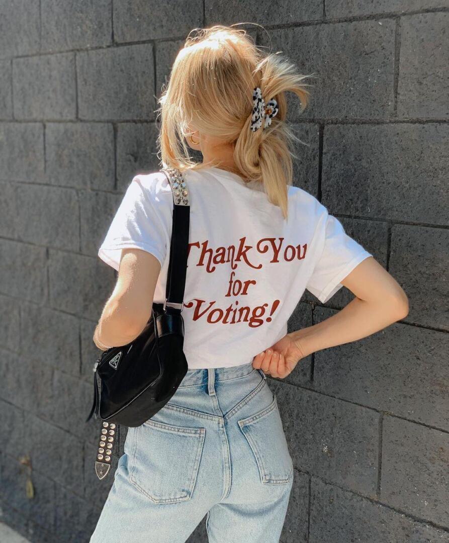 Michelle Randolph - Instagram post | tshirt style