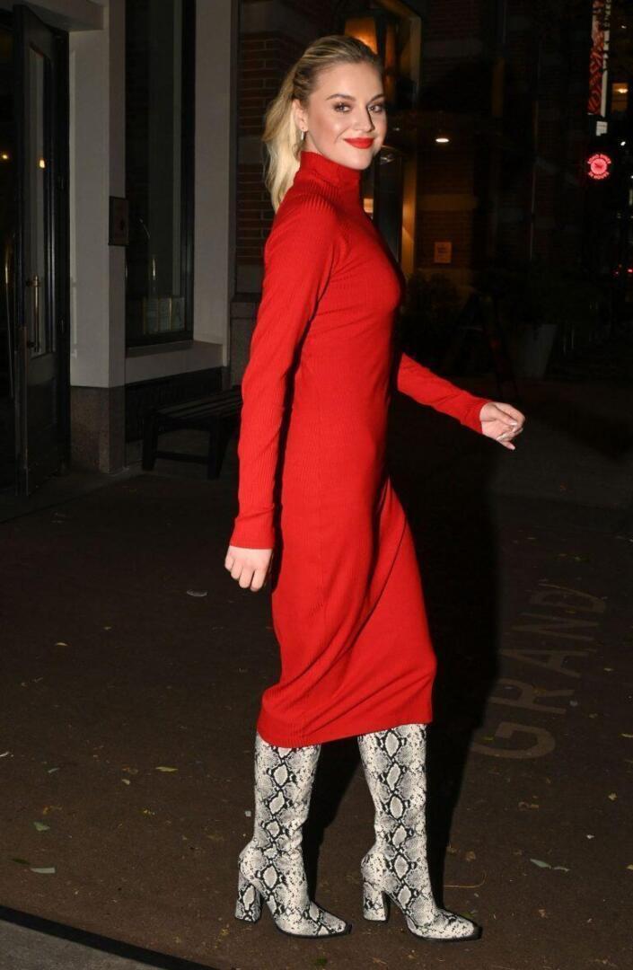 Kelsea Ballerini - New York, NY | red style