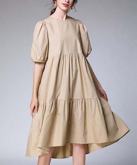 Midi Dress (Khaki) | style