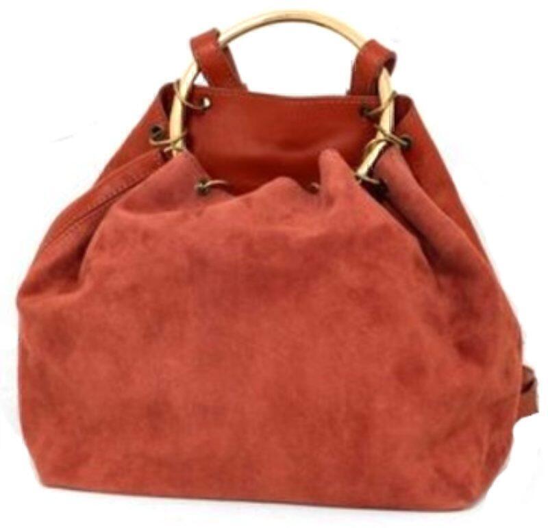 Bucket Bag (Red Suede) | style