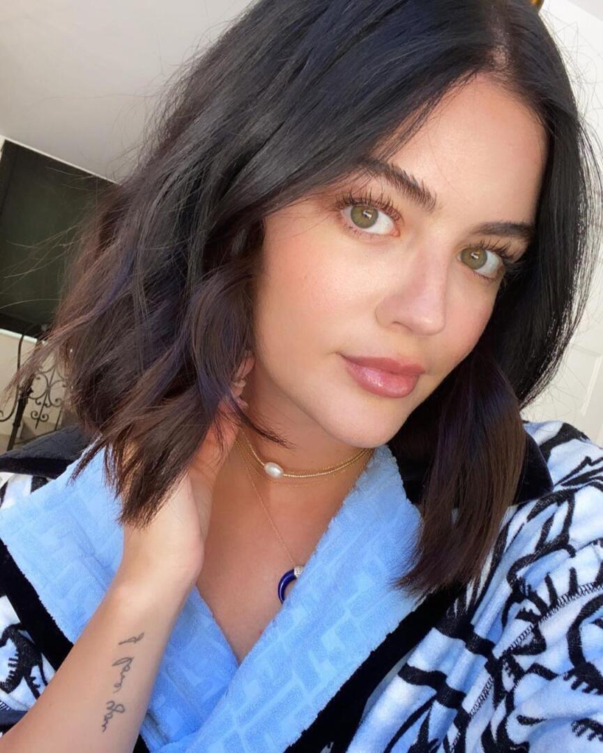Lucy Hale - Instagram post | Kim Kardashian style