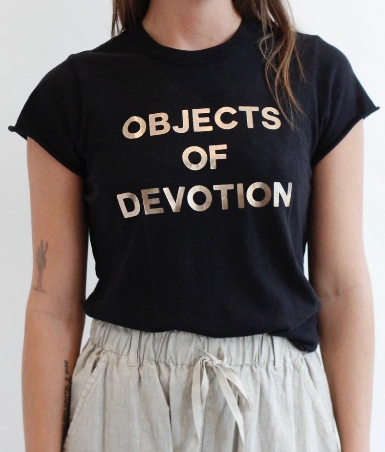 Objects of Devotion Tee (Black Gold) | style