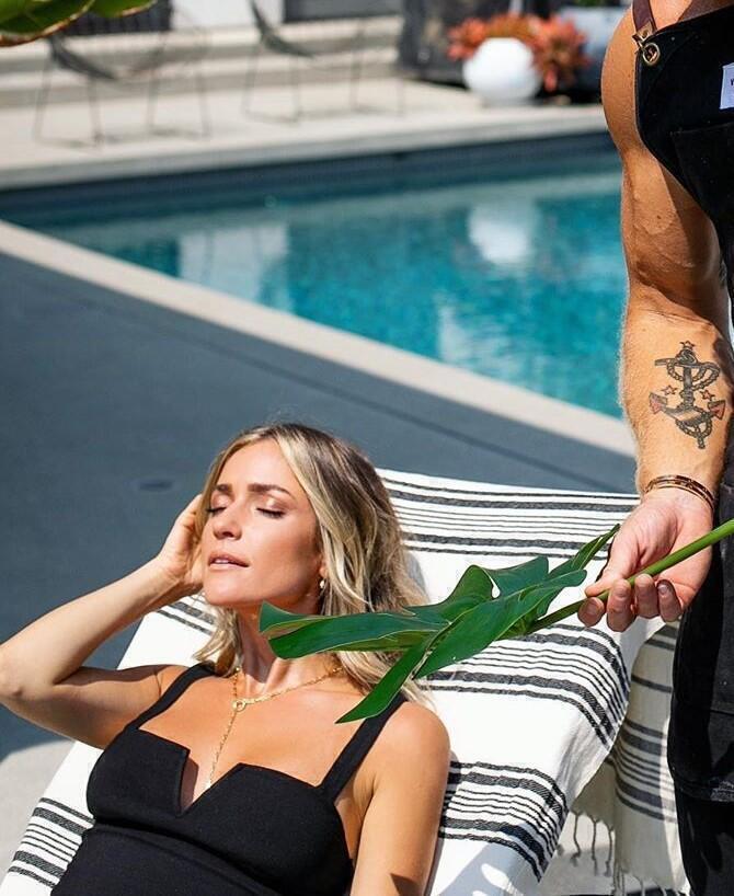 Kristin Cavallari - Justin Anderson Instagram post | Morgan Stewart style