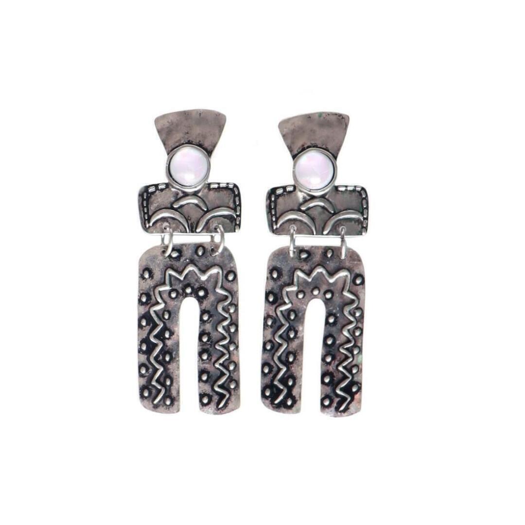 Santa Fee Earrings (Silver) | style