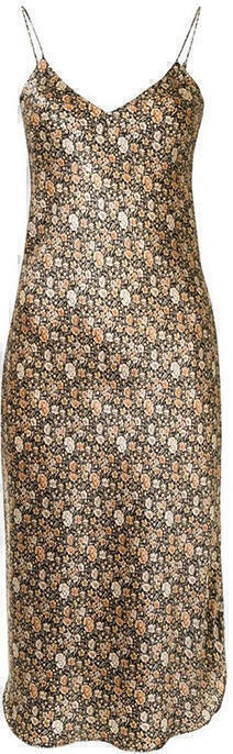 Short Cami Dress (Rust, Khaki Multi Floral) | style