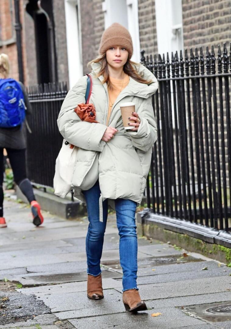 Emilia Clarke - London, UK | Kate Walsh style