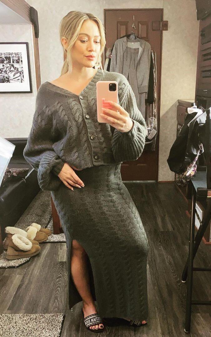 Hilary Duff - Instagram post | Christina Hall style