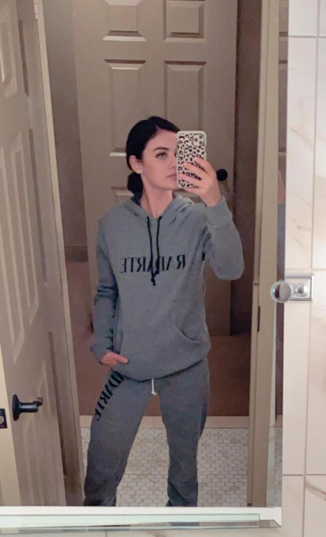 Lucy Hale - Instagram story | Kourtney Kardashian style