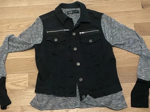 Jacket (Black Denim Grey) | style