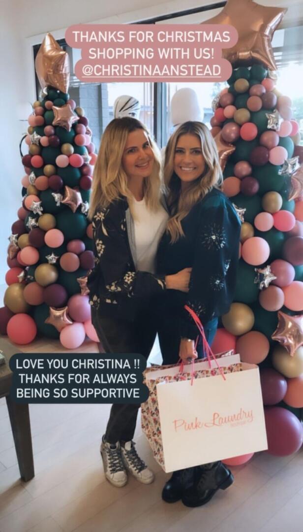 Christina Anstead - Instagram story | Clare Crawley style