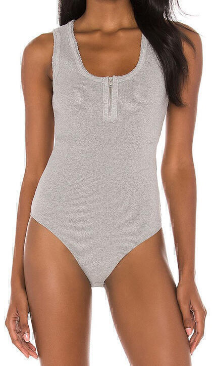 Alicia Bodysuit (Grey Marl) | style