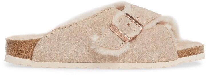 Arosa Sandals (Beige Shearling) | style