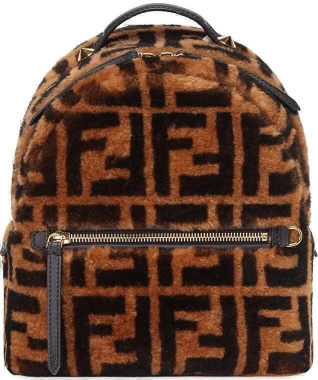 Shearling Backpack (Tobacco) | style