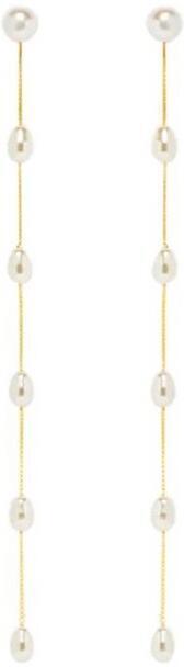 sophiebuhai pearldrop18ktchainearrings gold