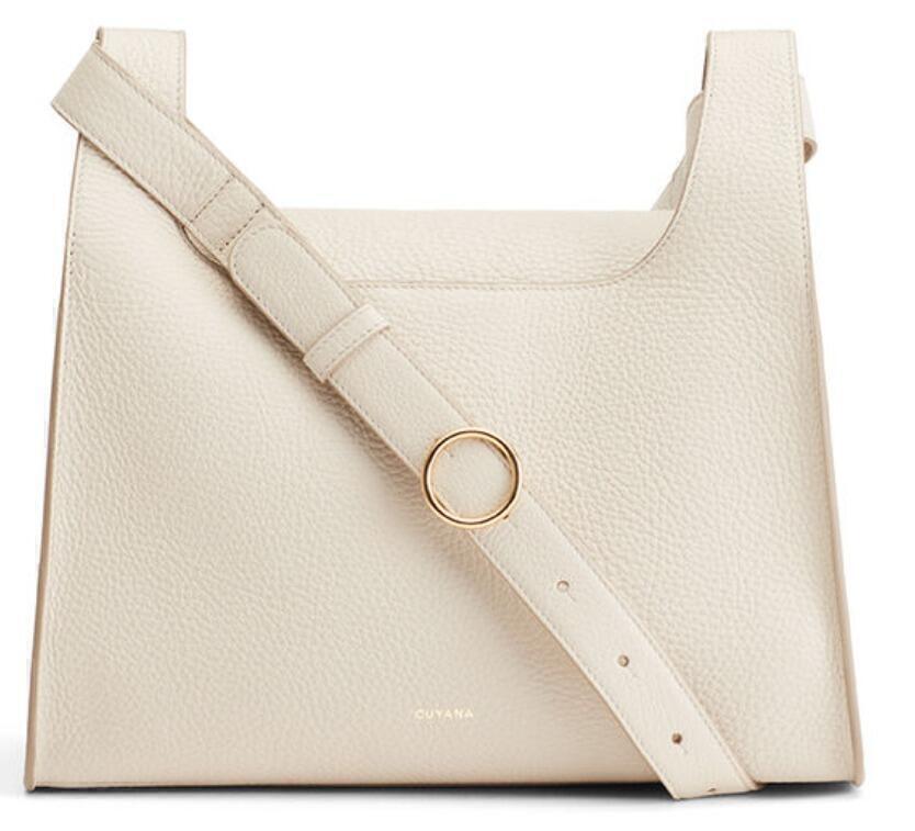 Double Loop Bag (Ecru Leather) | style
