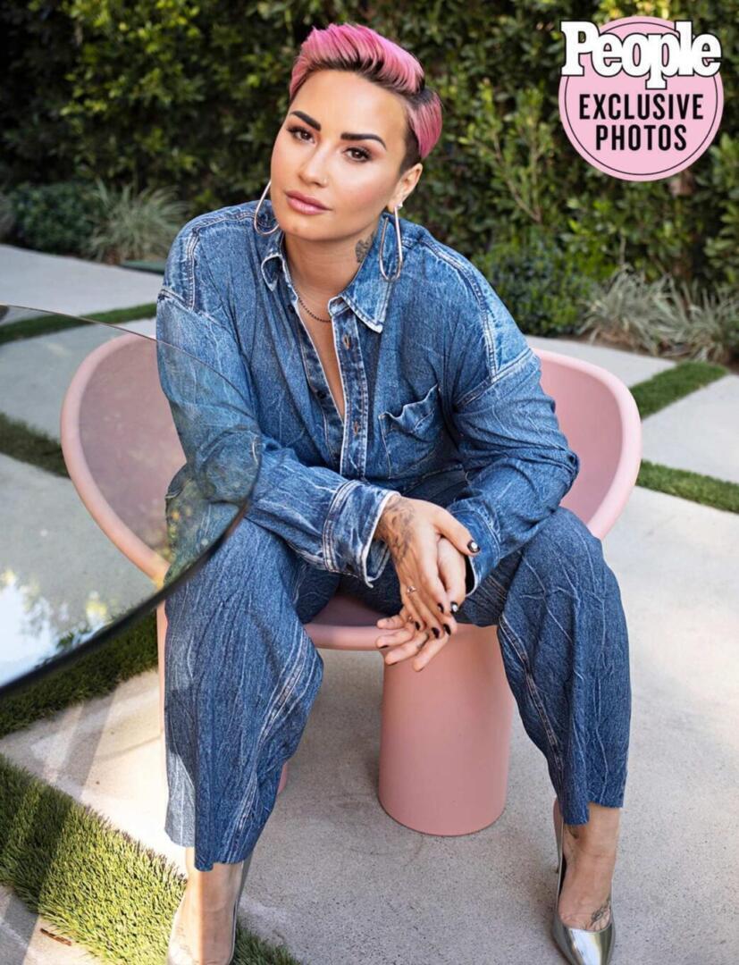 Demi Lovato - People Magazine | April 2021 | Lili Reinhart style