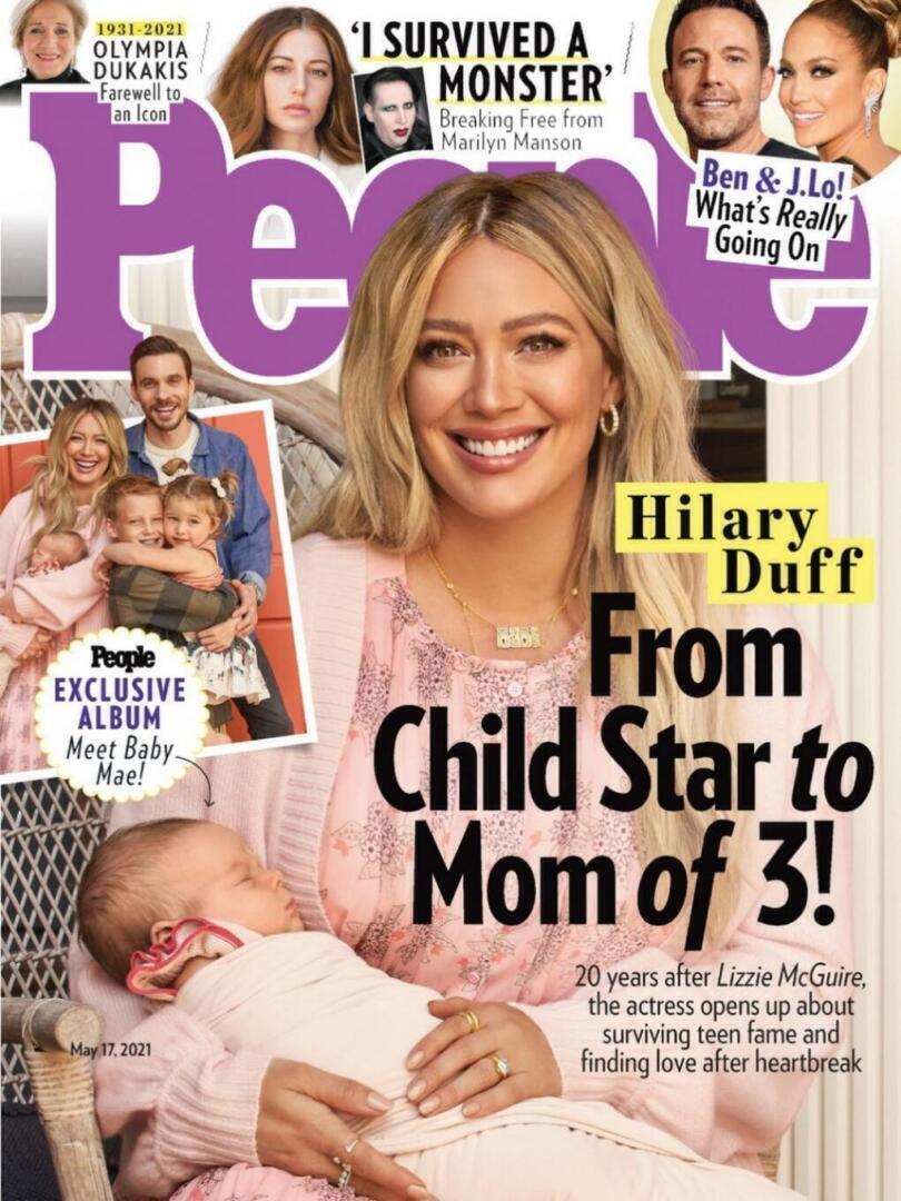 Hilary Duff - People Magazine | May 2021 | Clare Crawley style