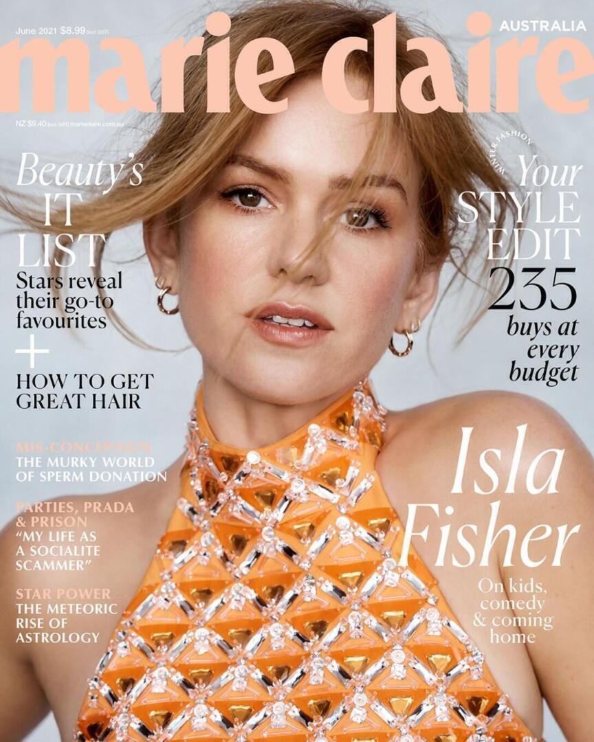 Isla Fisher - Marie Claire Magazine Australia | June 2021 | Christina Hall style