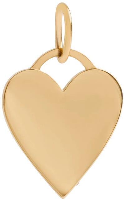 Inscriptions Heart Pendant (Gold) | style