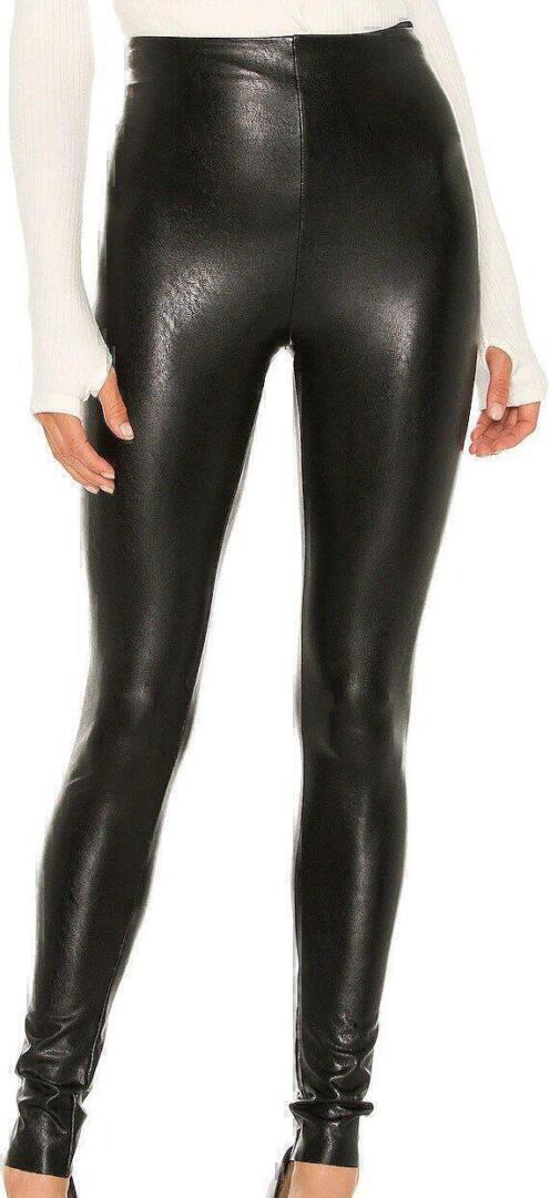 Ashley Leggings (Black Vegan Leather) | style
