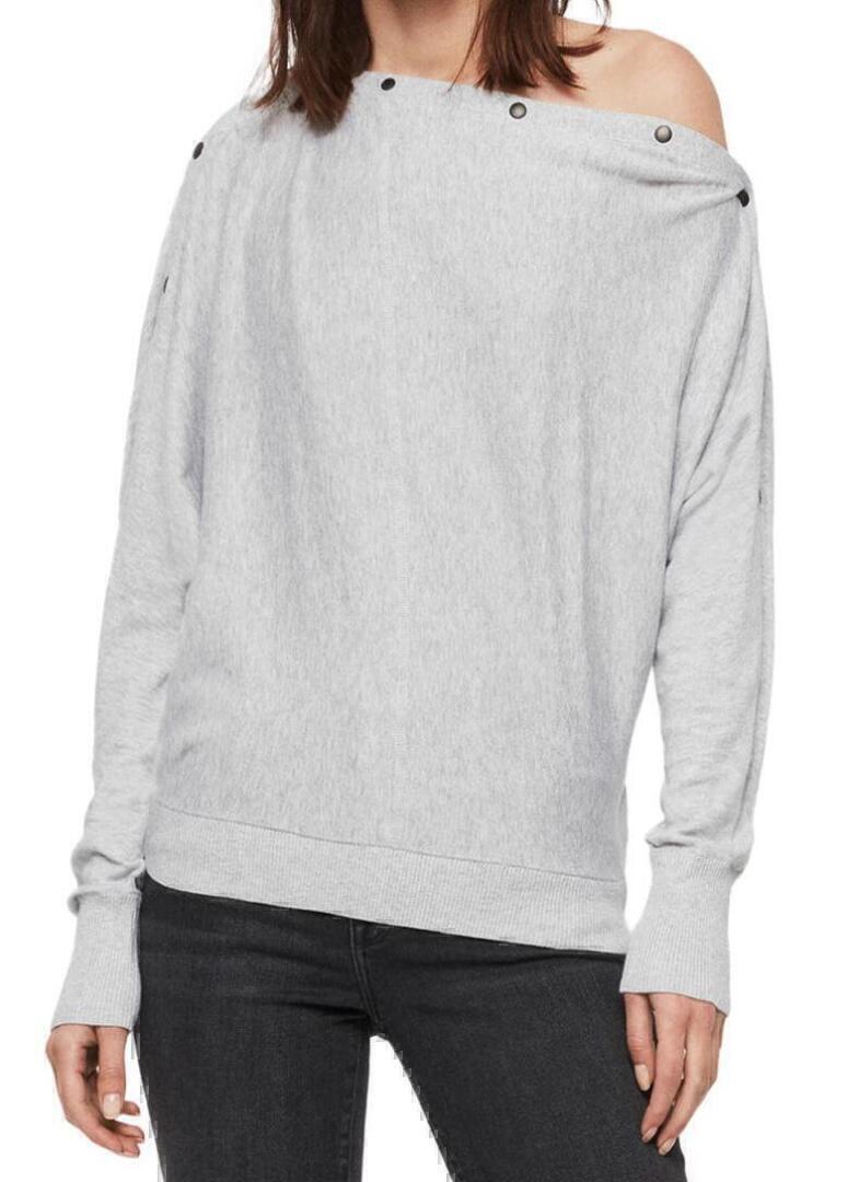 allsaints ellesweater grey