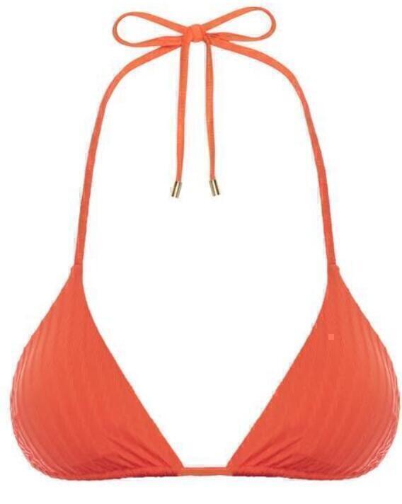 Palma Bikini Top (Persimmon Jacquard) | style