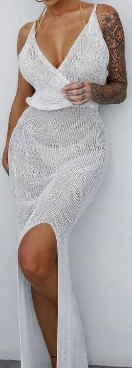 Crochet Cover Up (White) | style