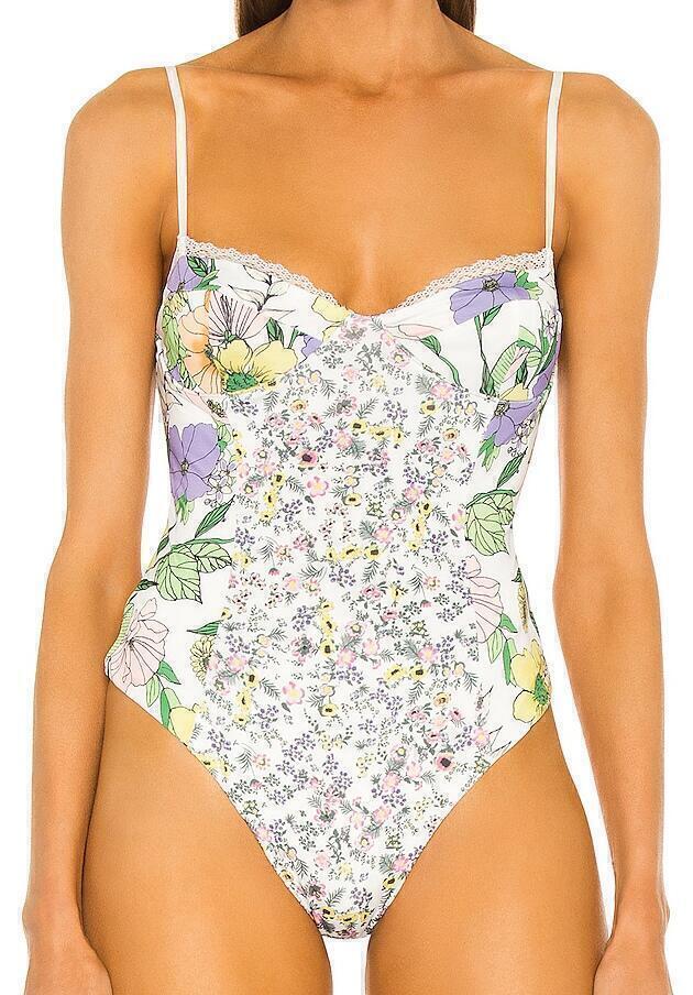 Marine Bustier Top (Orchid White) | style