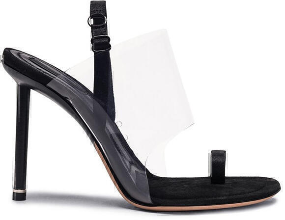 PVC Kaia Heel Sandals (Black) | style
