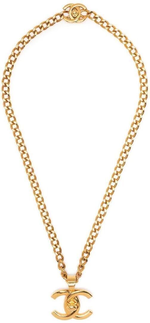 chanel ccchainnecklace gold 1997