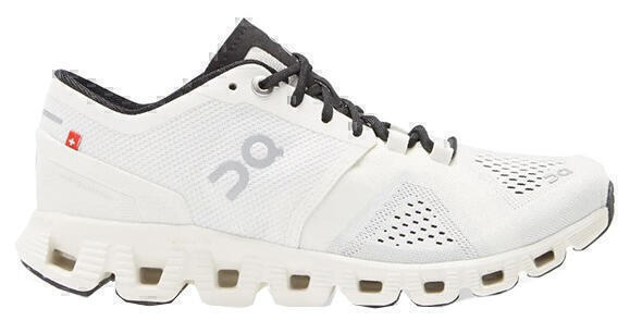 Cloud X Sneakers (White Black) | style
