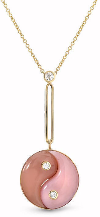 Large Bubble Name Necklace (Yellow Gold) | style