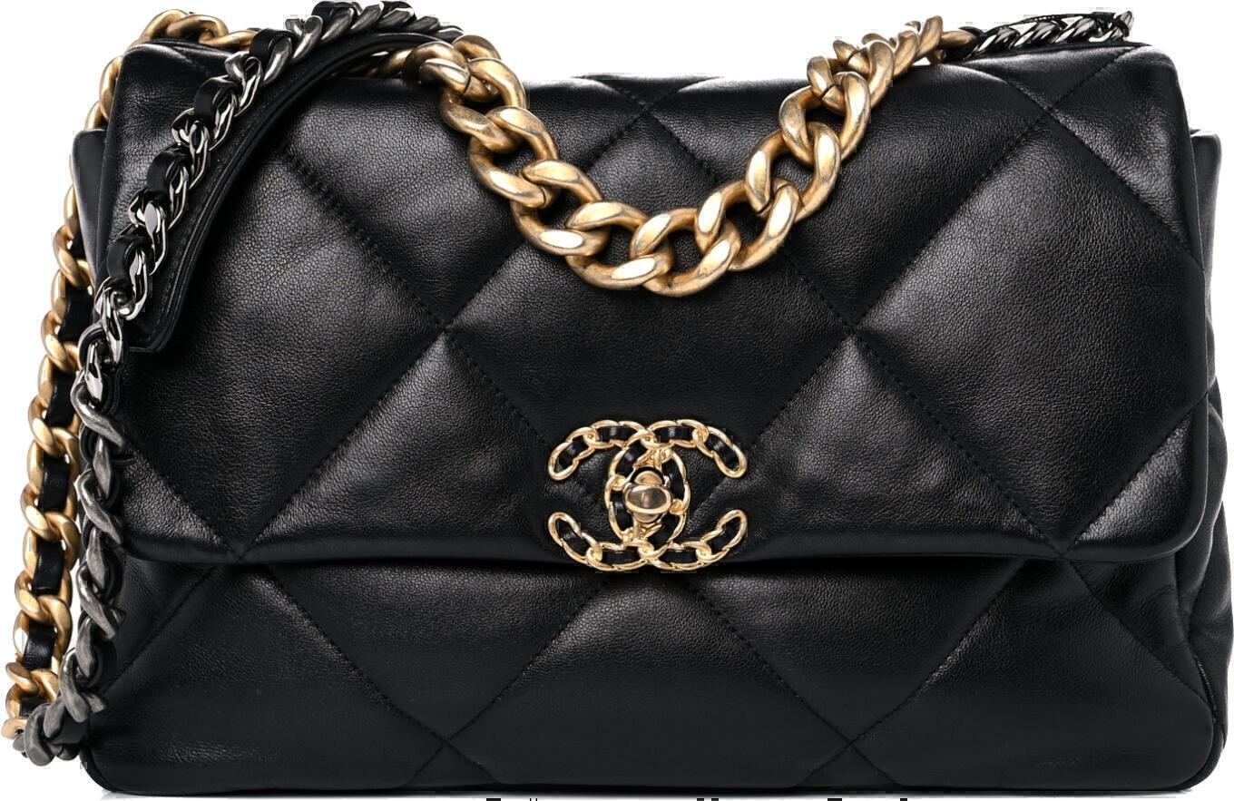Quilted Bag (Black Large, 19) | style