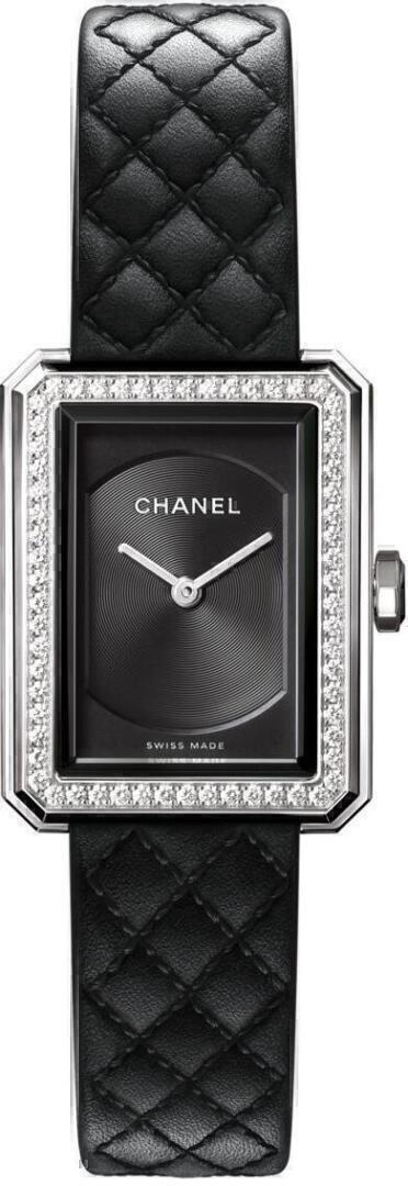 Small Boyfriend Diamond Watch (Black) | style