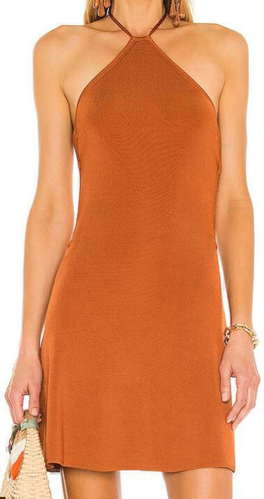 Blakely Midi Dress (Rust) | style