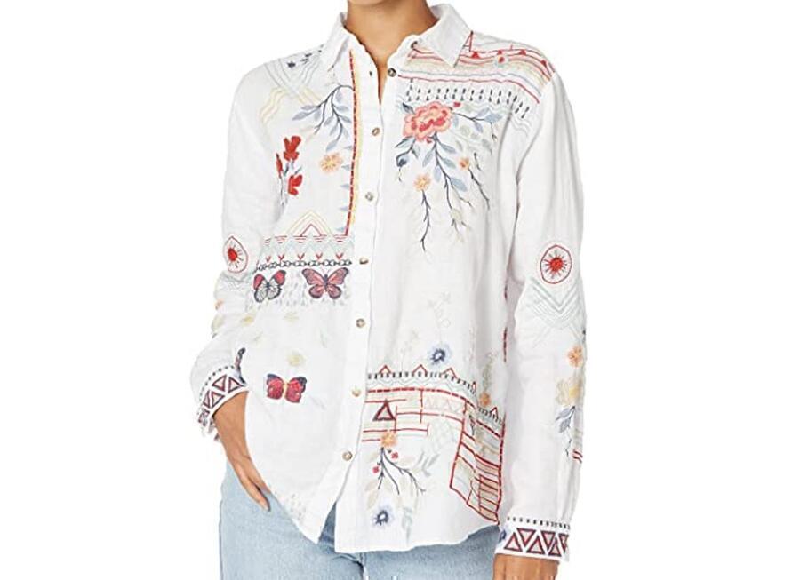 Blouse (White Embroidered) | style