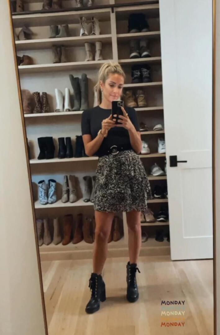 Kristin Cavallari - Instagram story | Kourtney Kardashian style