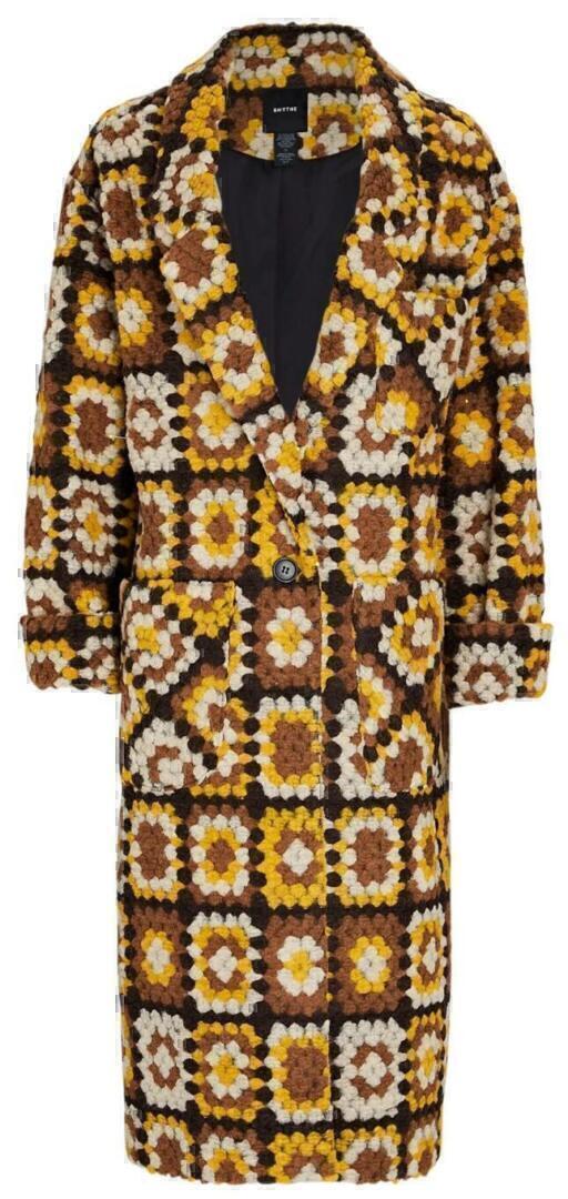 Crochet Coat (Mustard Granny Squares) | style