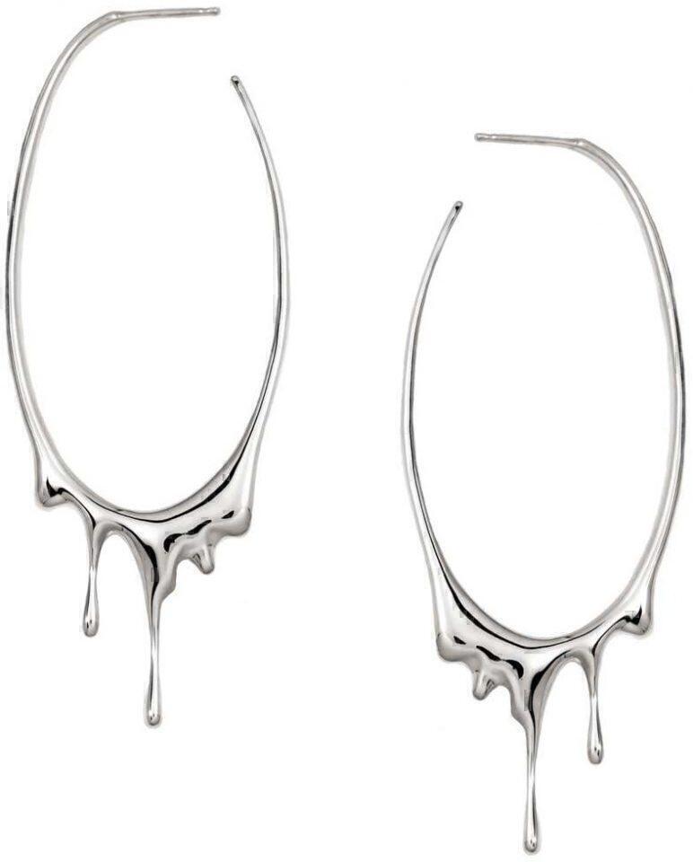 1stdibs drippinghoops oval silver