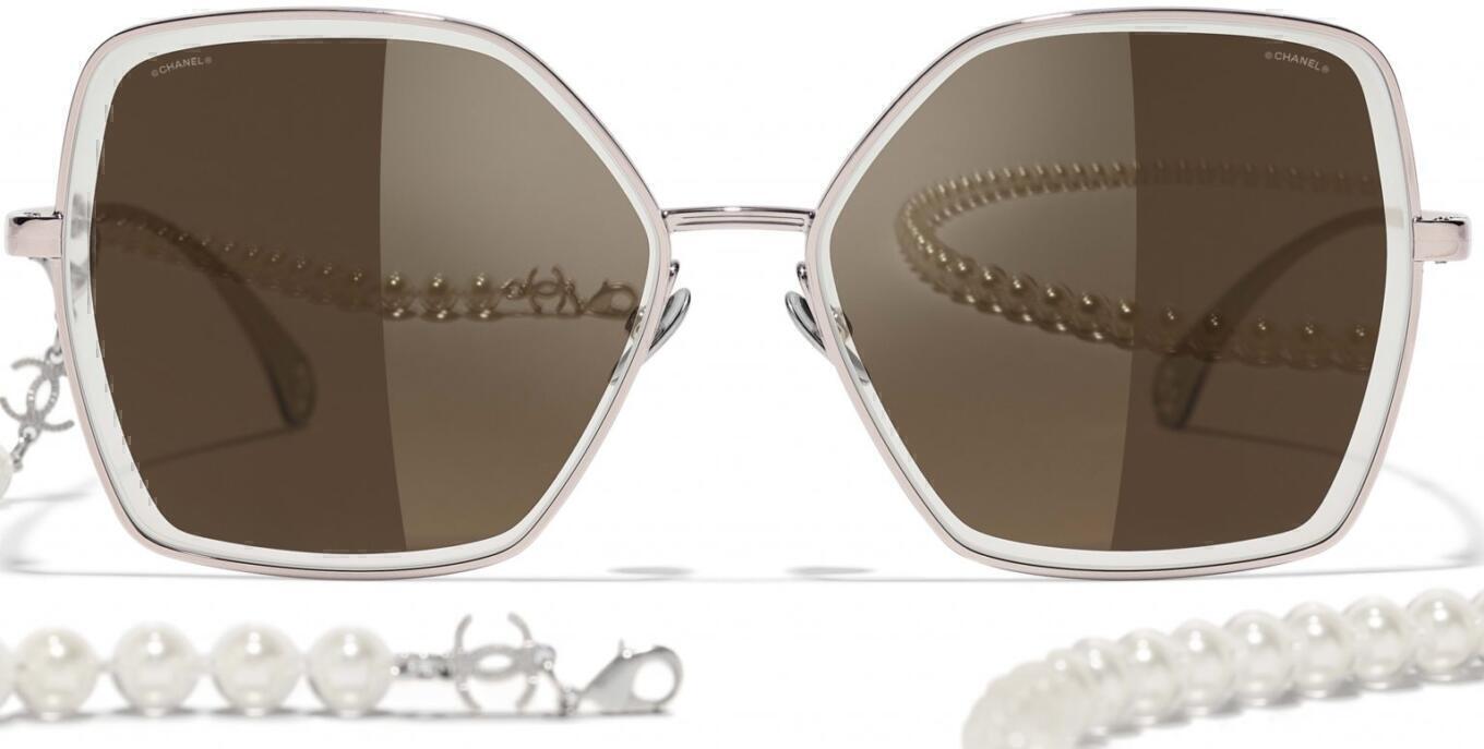 chanel butterflysunglasses pink brown