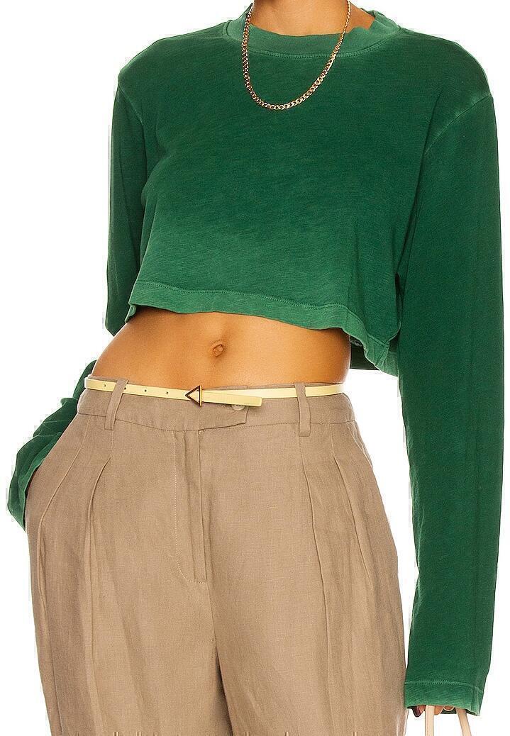 Babaton Sculpt Sweetheart Sweater (Herbage Green) | style