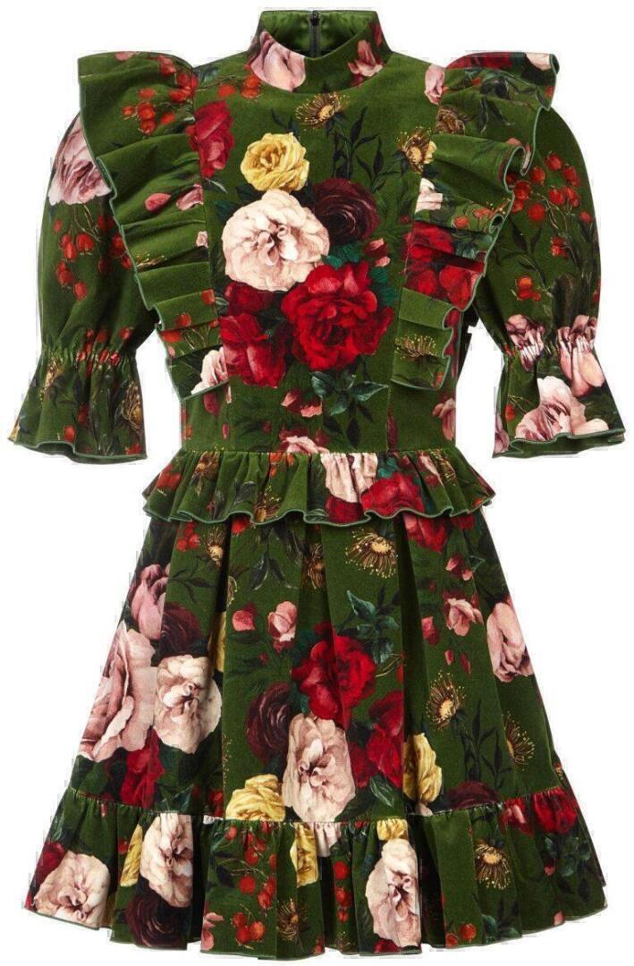 Tagliatelle Midi Dress (Blush Check) | style