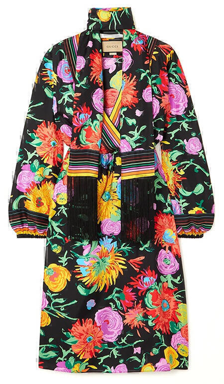 Violet Midi Dress (Khaki Floral) | style