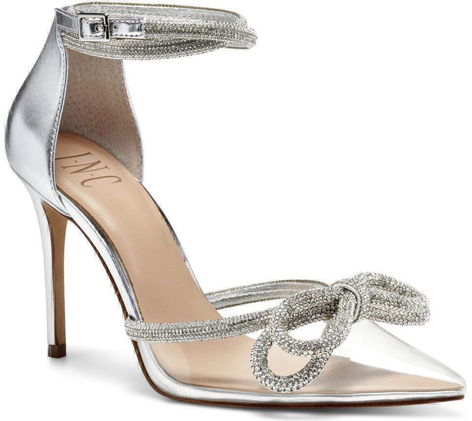 Lidani Pumps (Silver Bling Clear Vinyl) | style