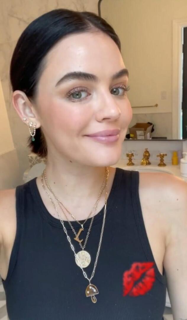 Lucy Hale - Instagram post | Christina Hall style