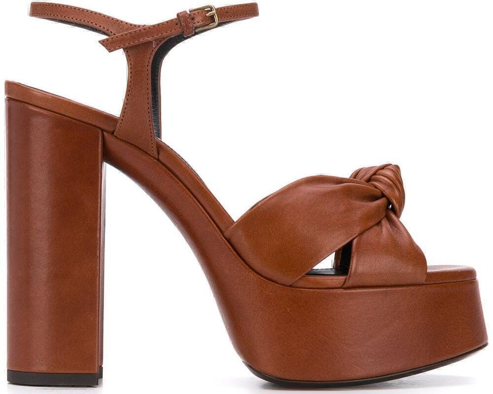 Bianca Platform Sandals (Papaya, 110mm) | style