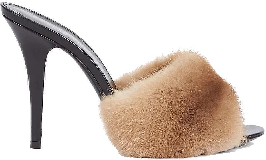 Roy Mules (Mink Fur/ Leather) | style