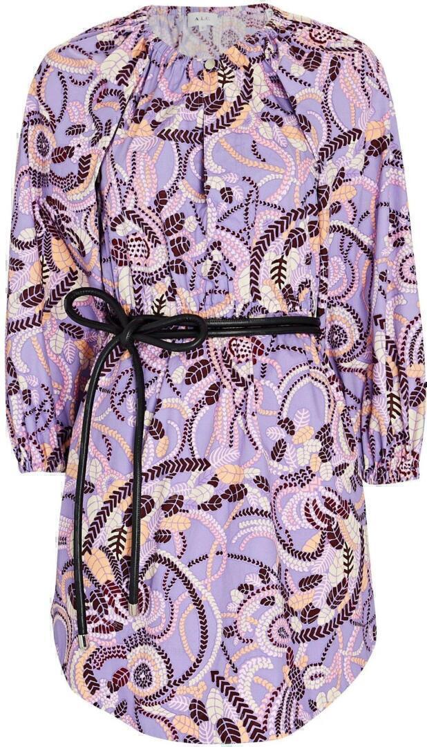 Rosanna Mini Dress (Lavender Combo) | style