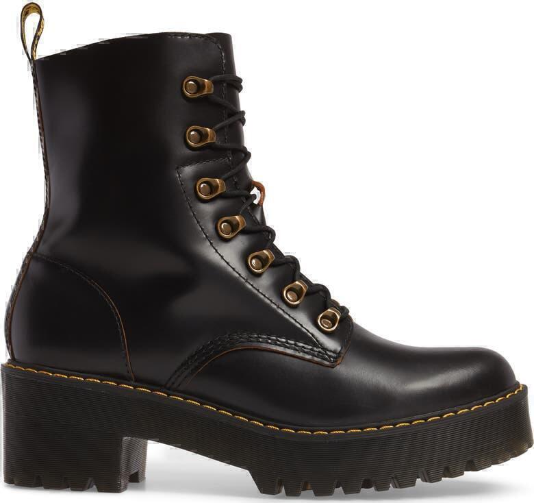 drmartens leonaboots black smooth