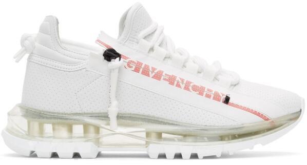givenchy spectrerunnersneakers white red
